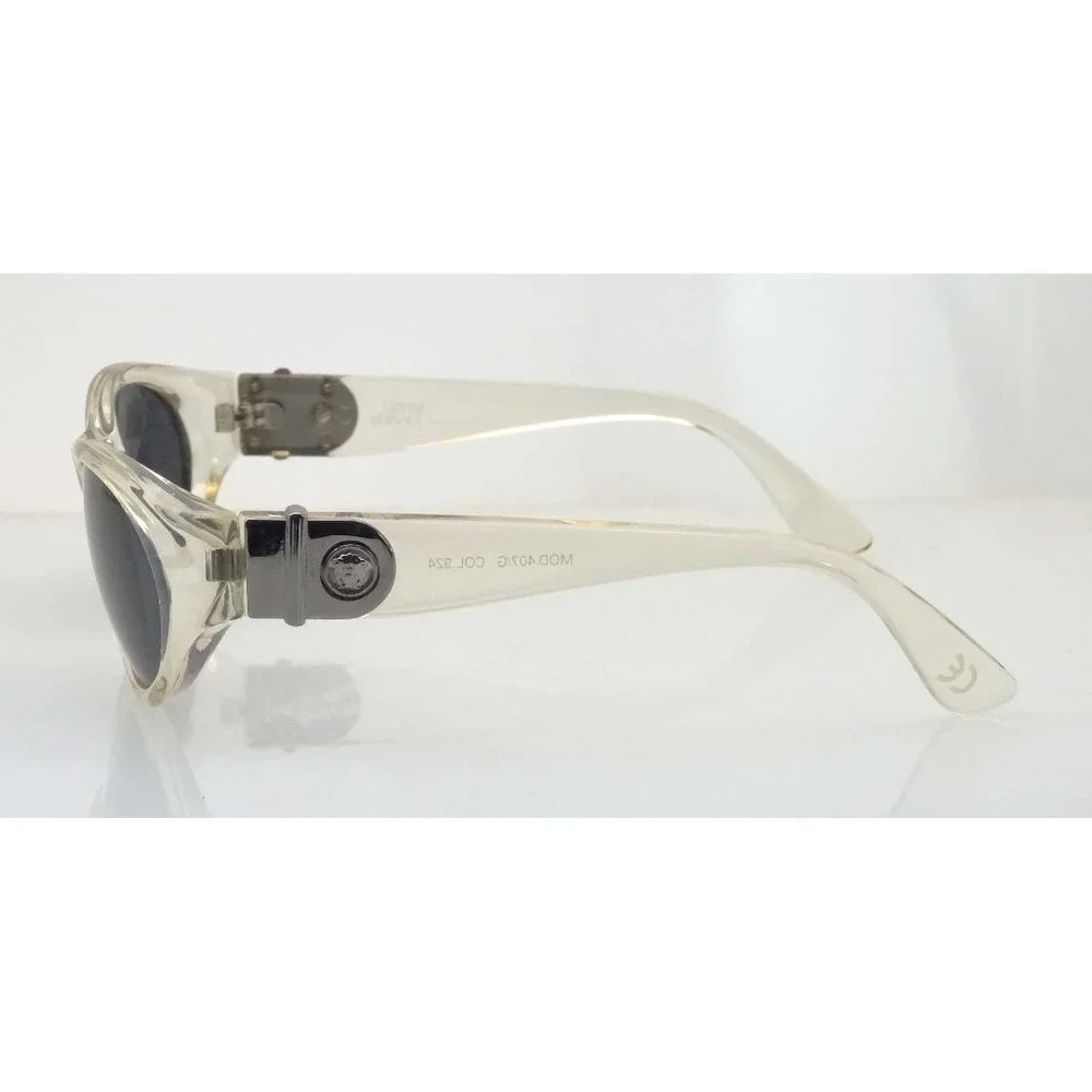 NEW Vintage VERSACE (Authentic) Mod. 407G-924 Sunglasses, Clear Acrylic frames.